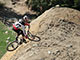 Mountain biking in the bike park